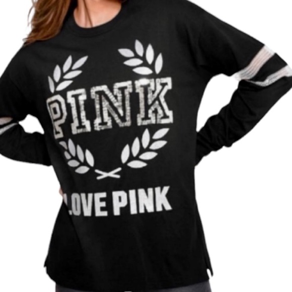 🖤PINK VS LONG SLEEVES SHIRT - Picture 1 of 8